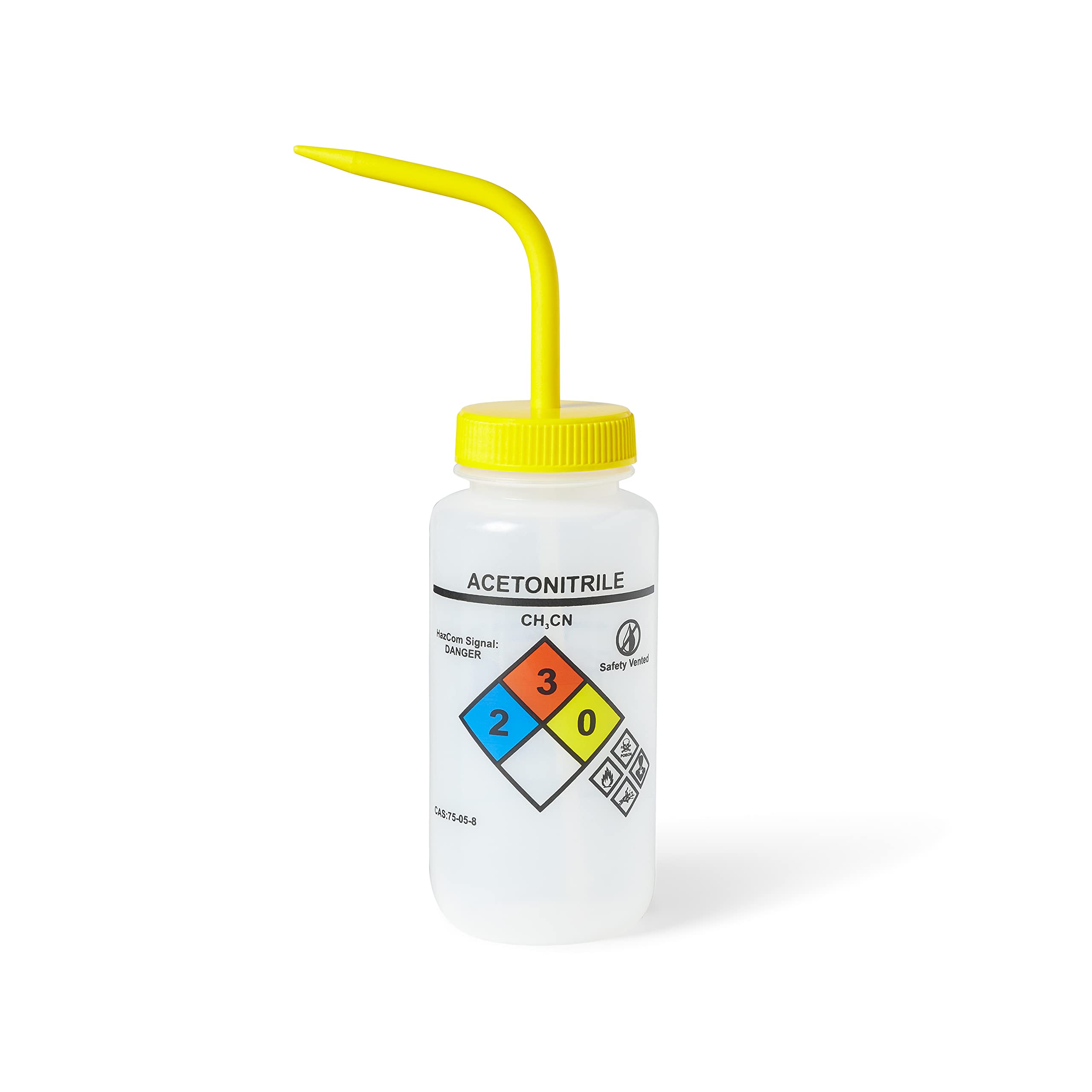 United Scientific™ UniSafe™ Wide Mouth LDPE Vented Chemical